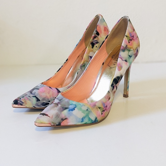 Ted Baker Floral Stiletto Heels 
